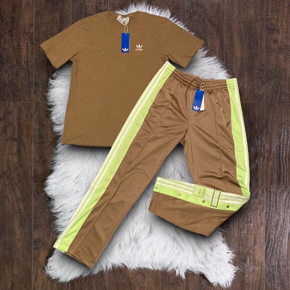 NWT 2 PC ADIDAS ORIGINAL TSHIRT TRACK PANTS MATCHING SET SIZE XL BUNDLE - Picture 2 of 6